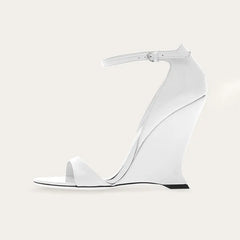 Round Toe One Piece with Super High Slope Heel