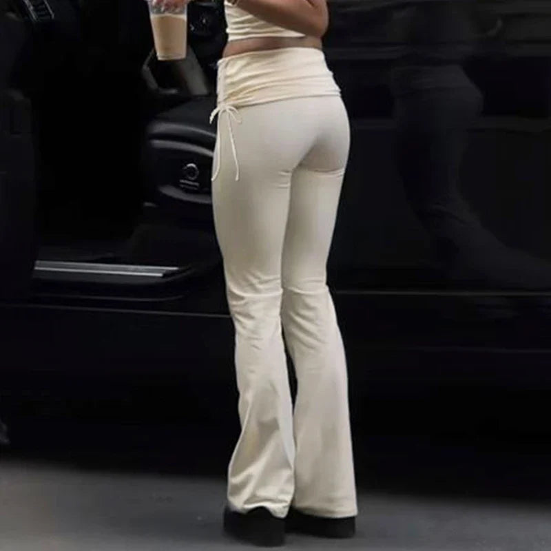 Emmalyn Drawstring Flare Pants
