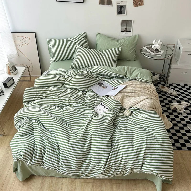 Simple Stripe Bedding Sets