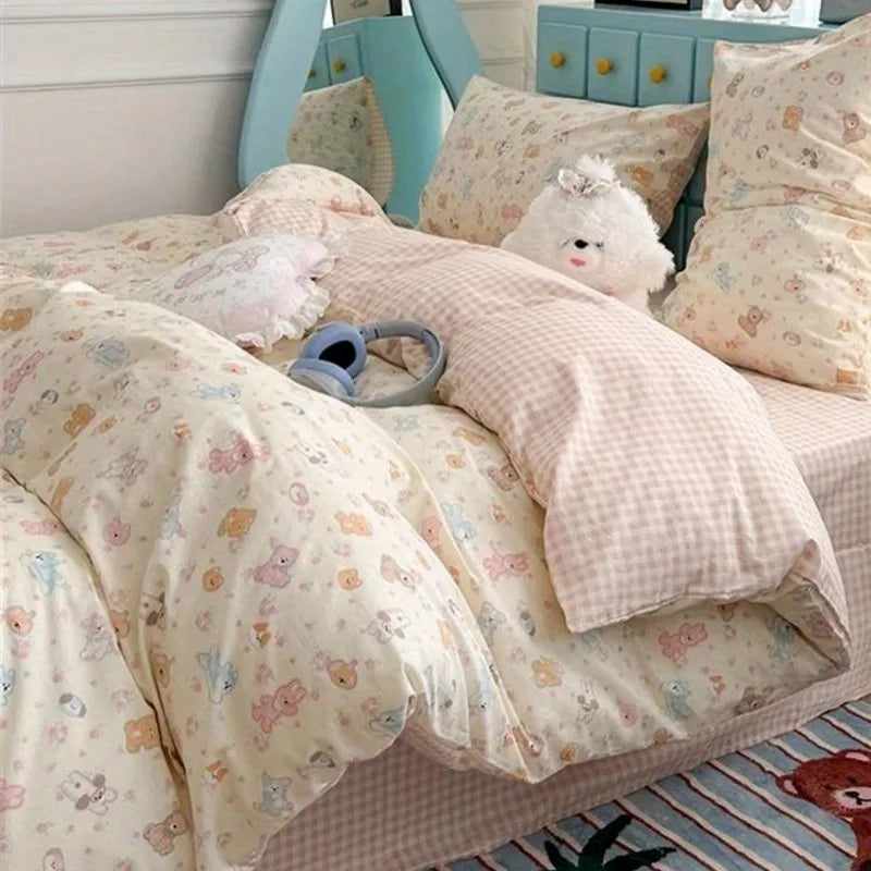 Cute Cartoon Bedding Set