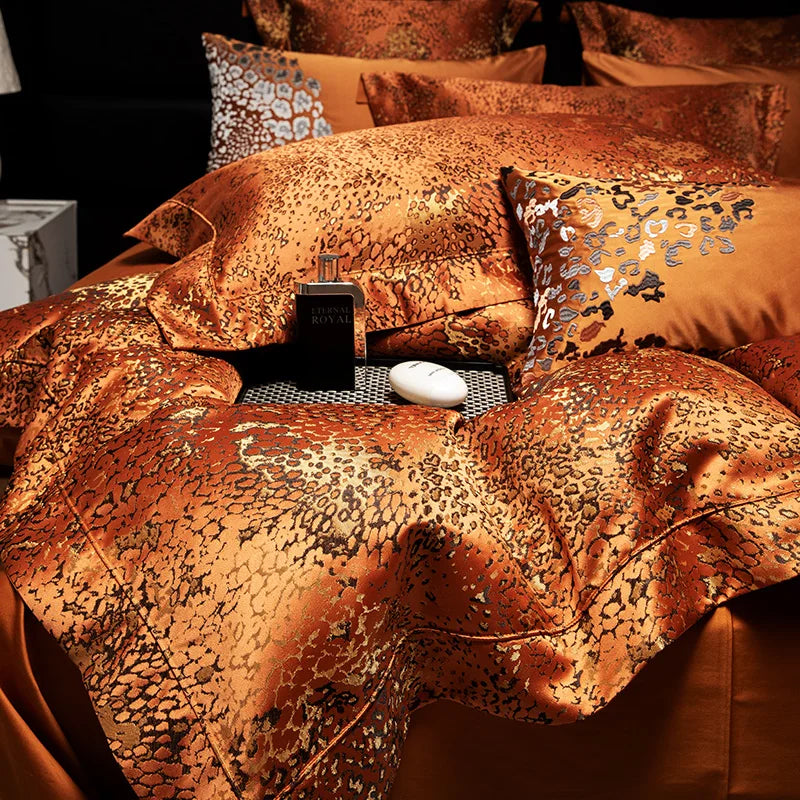Brocade Jacquard Egyptian Cotton Bedding Set