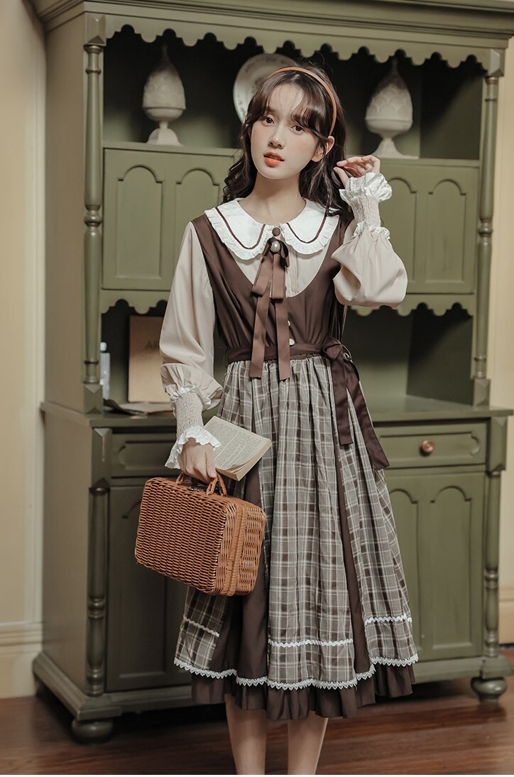 Dark Cottagecore Village Witch Dress
