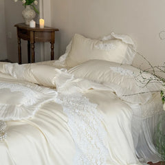 Long Staple Cotton Lace Bedding Set