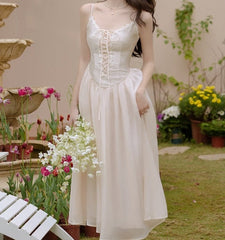 Glorious Kingdom Romantic Fairycore Vintage Princess Slip Dress