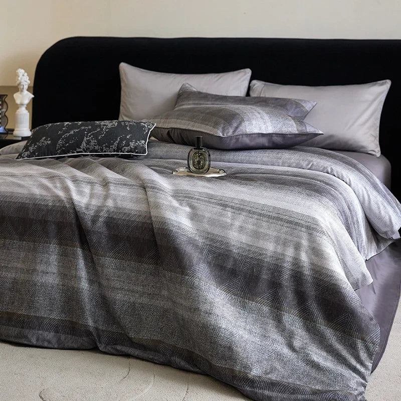 1000TC Egyptian Cotton Vintage Rose Print Bedding Set
