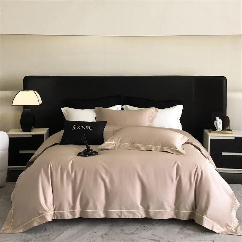 1000TC Egyptian Cotton Luxury Embroidery Hotel Style Bedding Set