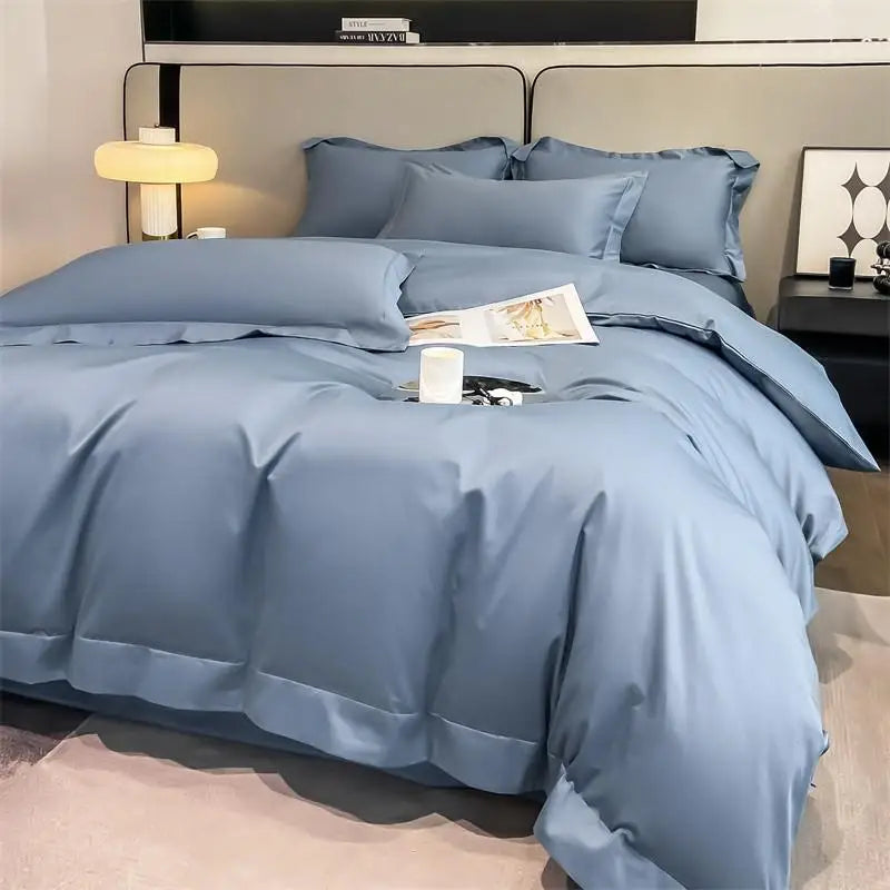 1000TC Egyptian Cotton Premium Solid Color Bedding Set