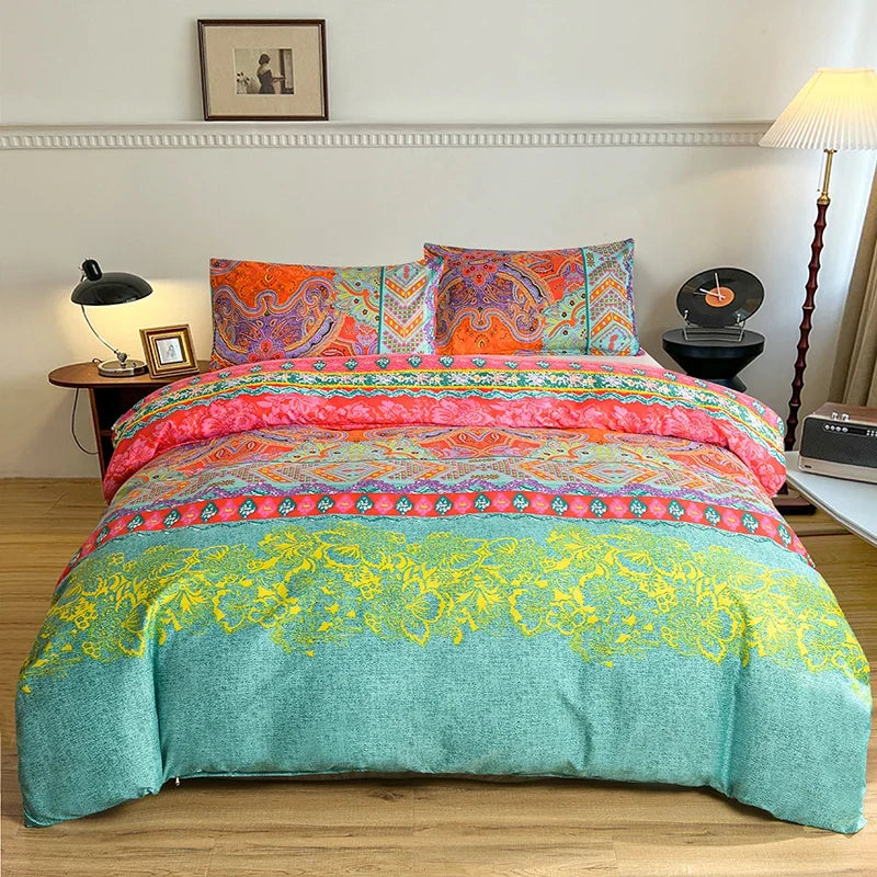 Boho Style Duvet cover Sets 3PCS Bedding Set