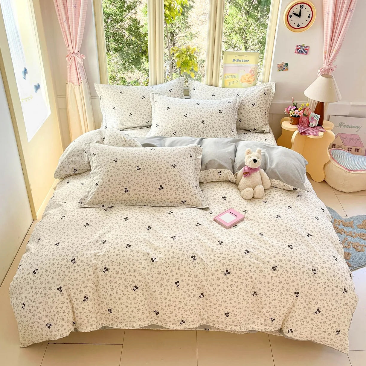 Cartoon Print 100% Cotton Bedding Sets