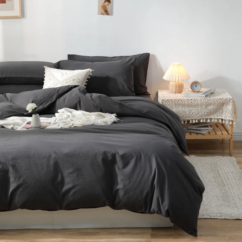 Solid Color Bedding Set