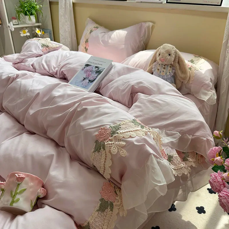 Korean Version of Princess 4piece Bedding Set