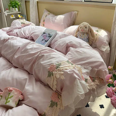 Korean Version of Princess 4piece Bedding Set
