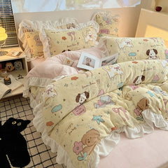 Princess Style Velet Bedding Set