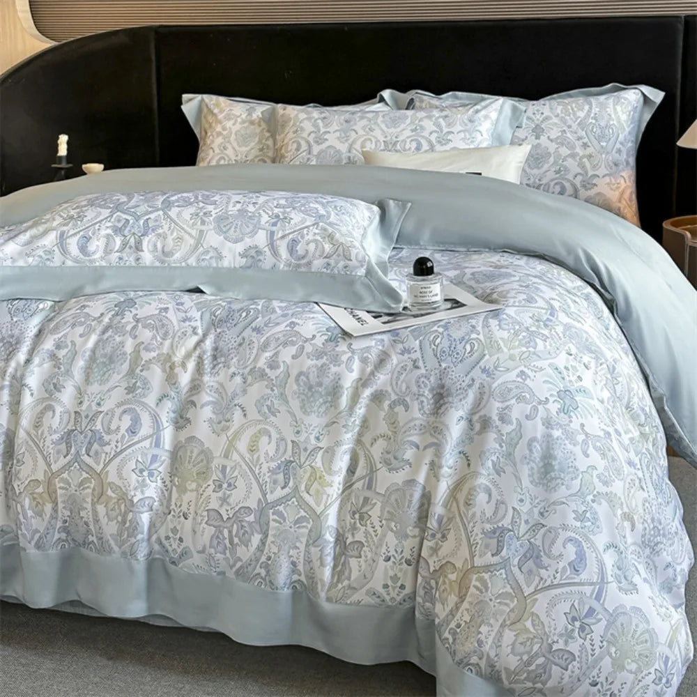 100% Cotton 300TC Summer 4 Piece Bedding Set