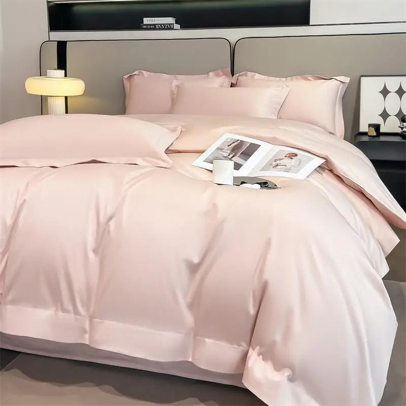 1000TC Egyptian Cotton Premium Solid Color Bedding Set