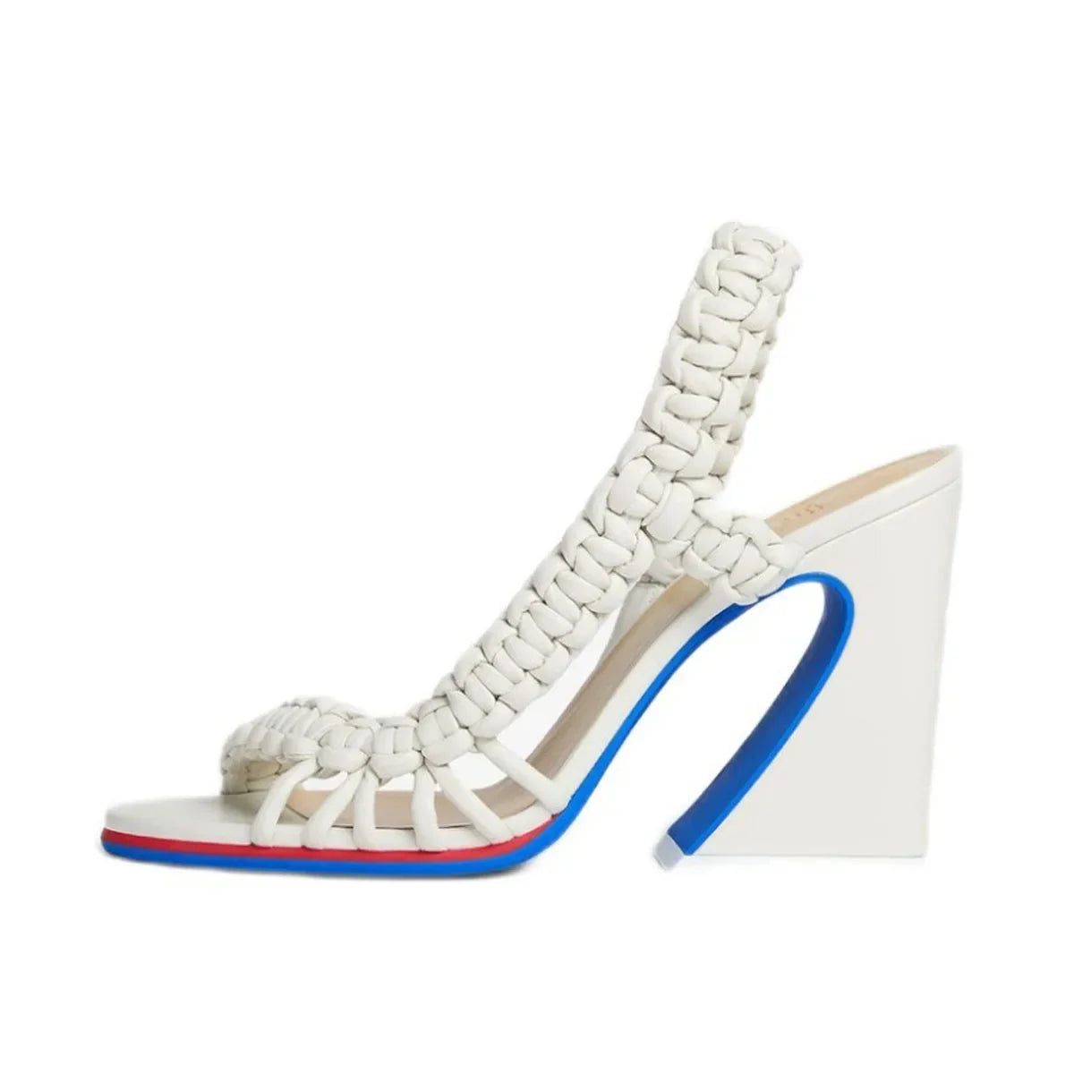 Strange Style Weave Open Toe Sandals
