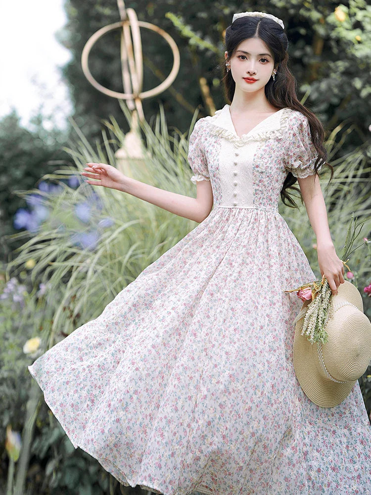 Willow Field Vintage Cottage Fairy Dress Cottagecore Aesthetic