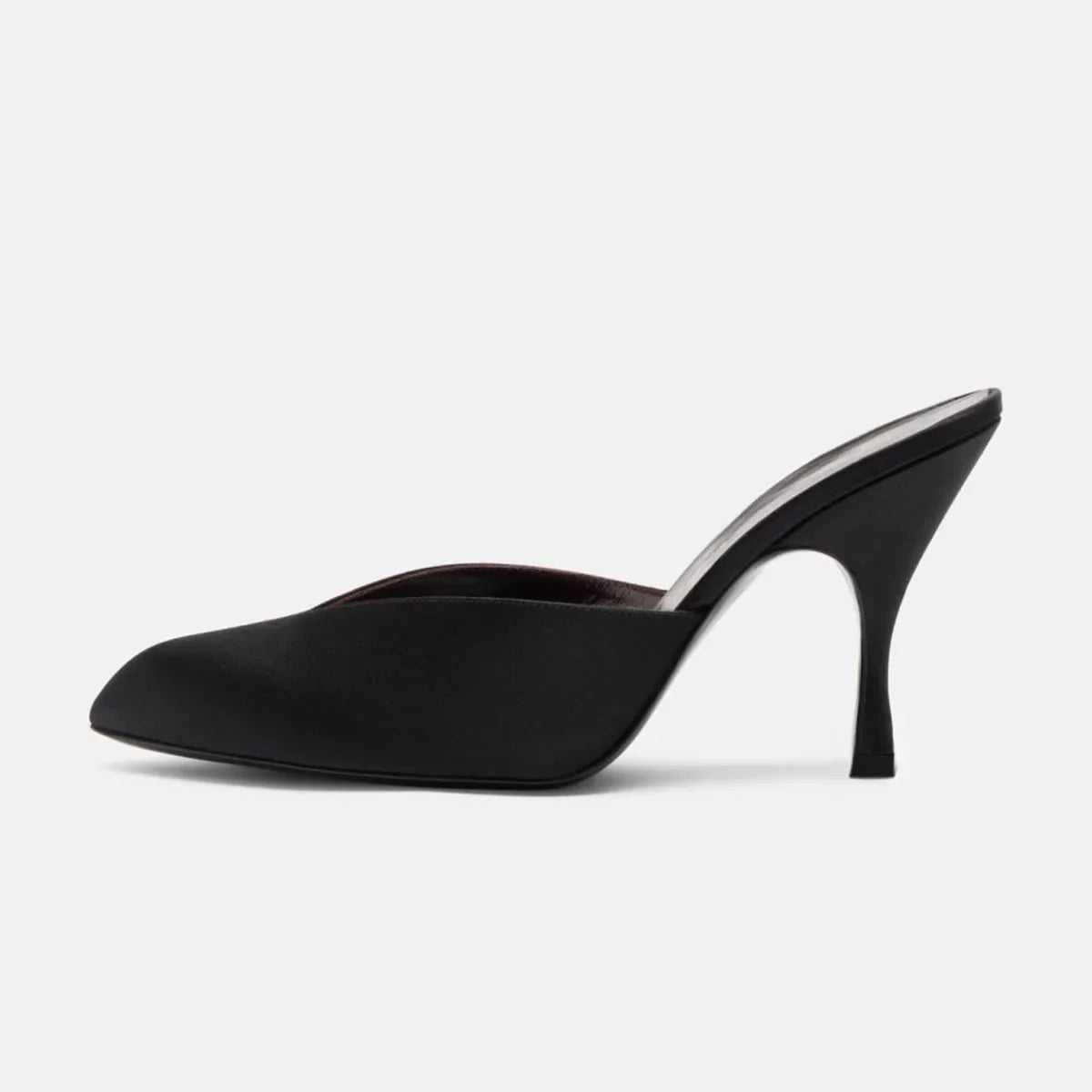 Yellow Satin Stilettos Heels
