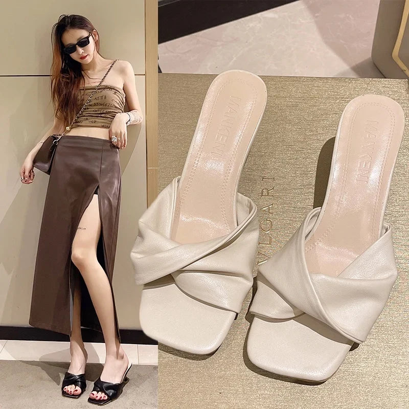 Forgetting You Mule High Heels