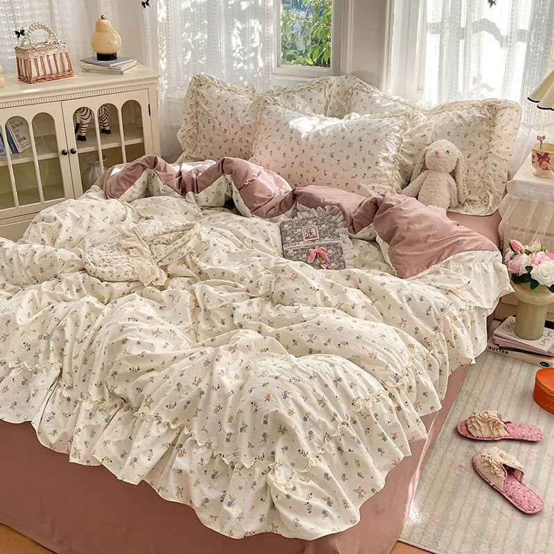 Princess Style French Printed Bedding Set