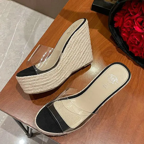 Slippers Wear High Heels