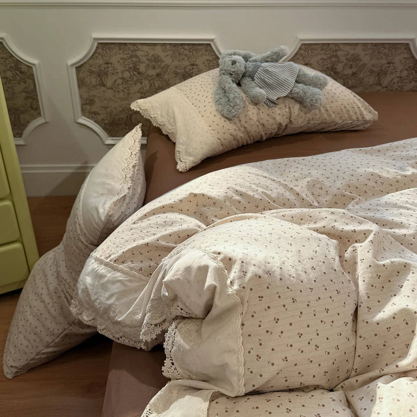 French Style Full Cotton Four Piece Bedding Set