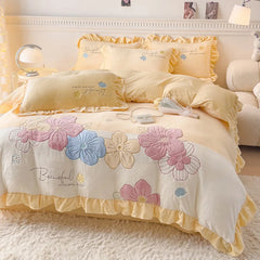 Winter Warm Velvet Bedding Set