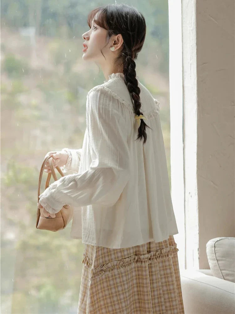 Cozy Morning Cottagecore Blouse