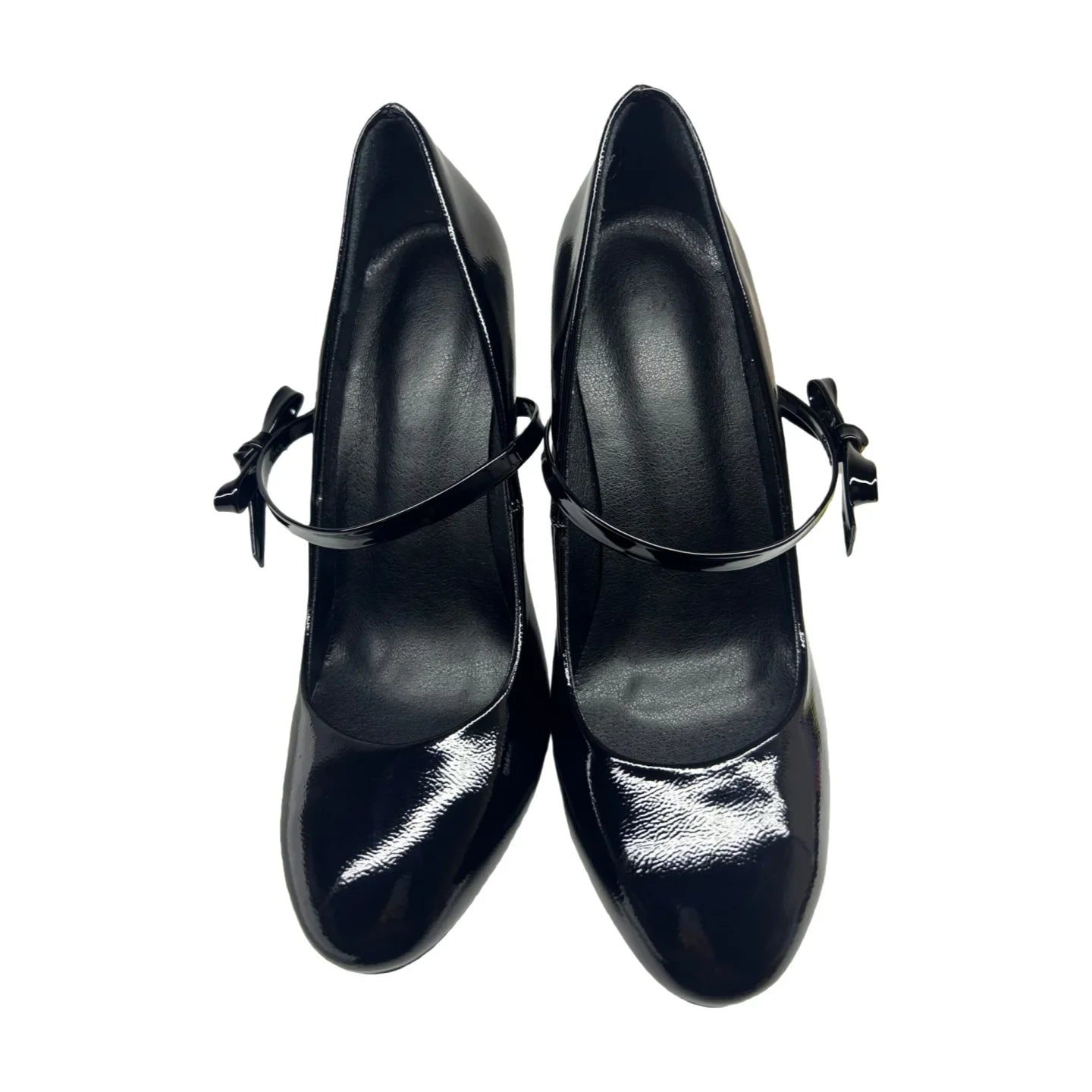 Patent Leather bowknot high-heeled Shoes