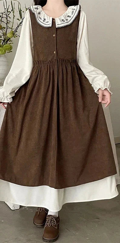 Broom Swamp 2-Piece Cottagecore Dress