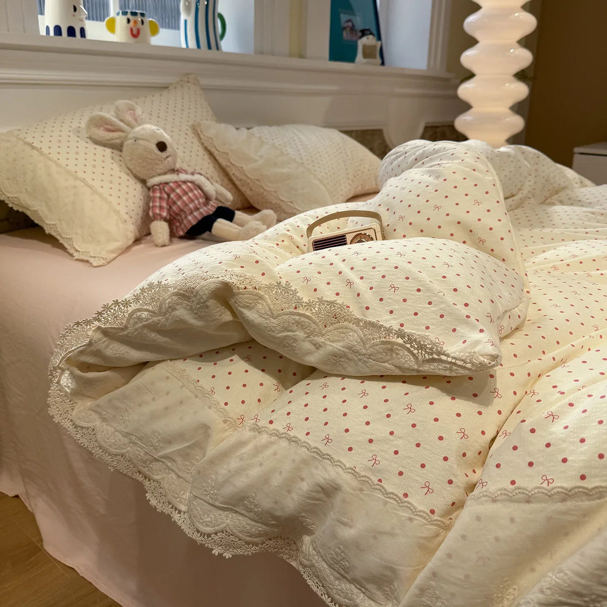 French Style Full Cotton Four Piece Bedding Set