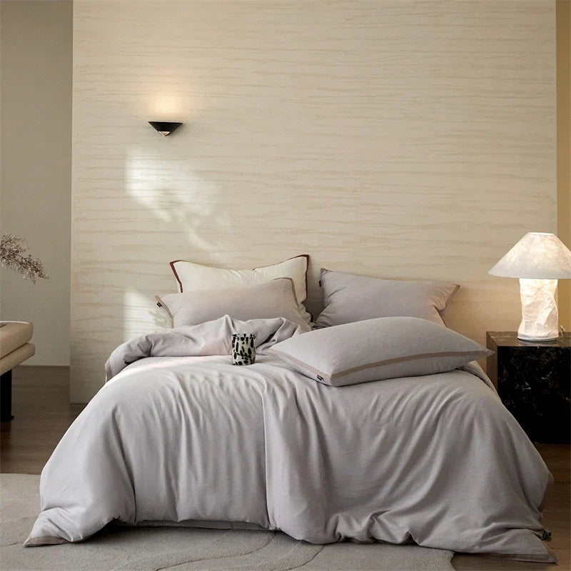 Sand Washed Lyocell Soft Cooling Luxury Bedding Set