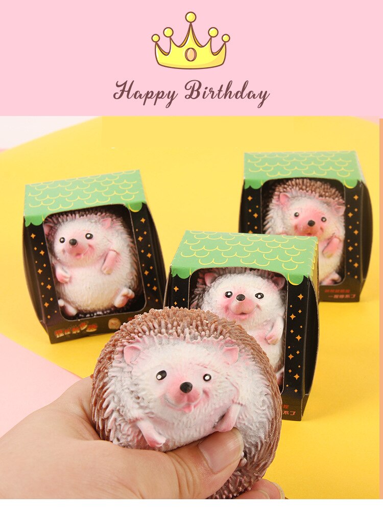 2023 Cute / Soft / Small Hedgehog Kneading Toy / Soft Hedgehog Toy / Children's Decompression Toy / Children's Birthday Gift