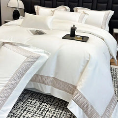 600TC Egyptian Cotton Luxury Embroidery Hotel Style Bedding Set
