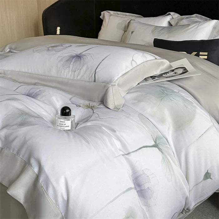 100% Cotton 300TC Summer 4 Piece Bedding Set