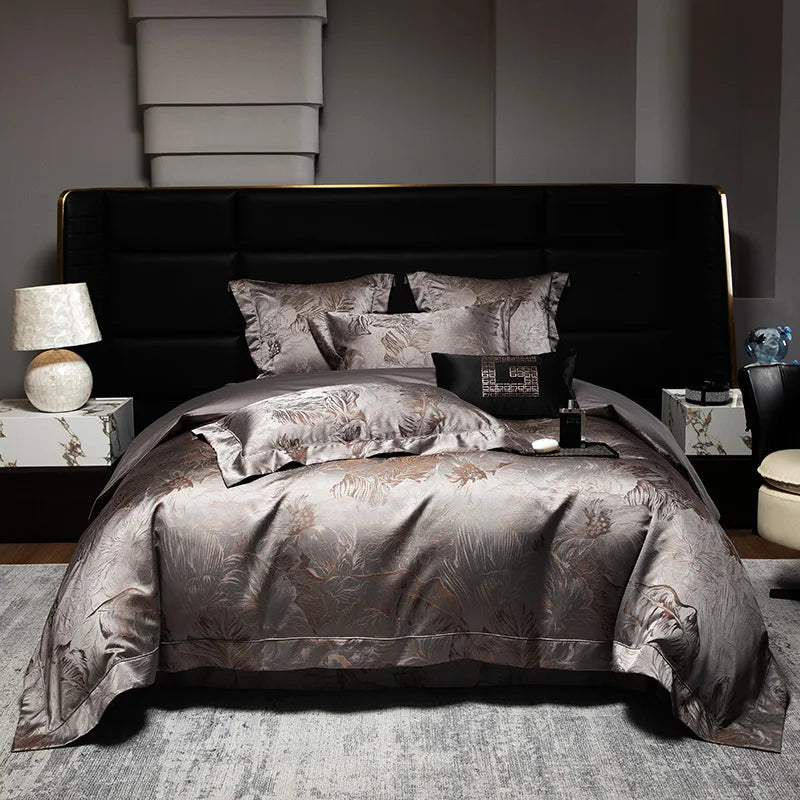 Brocade Jacquard Egyptian Cotton Bedding Set