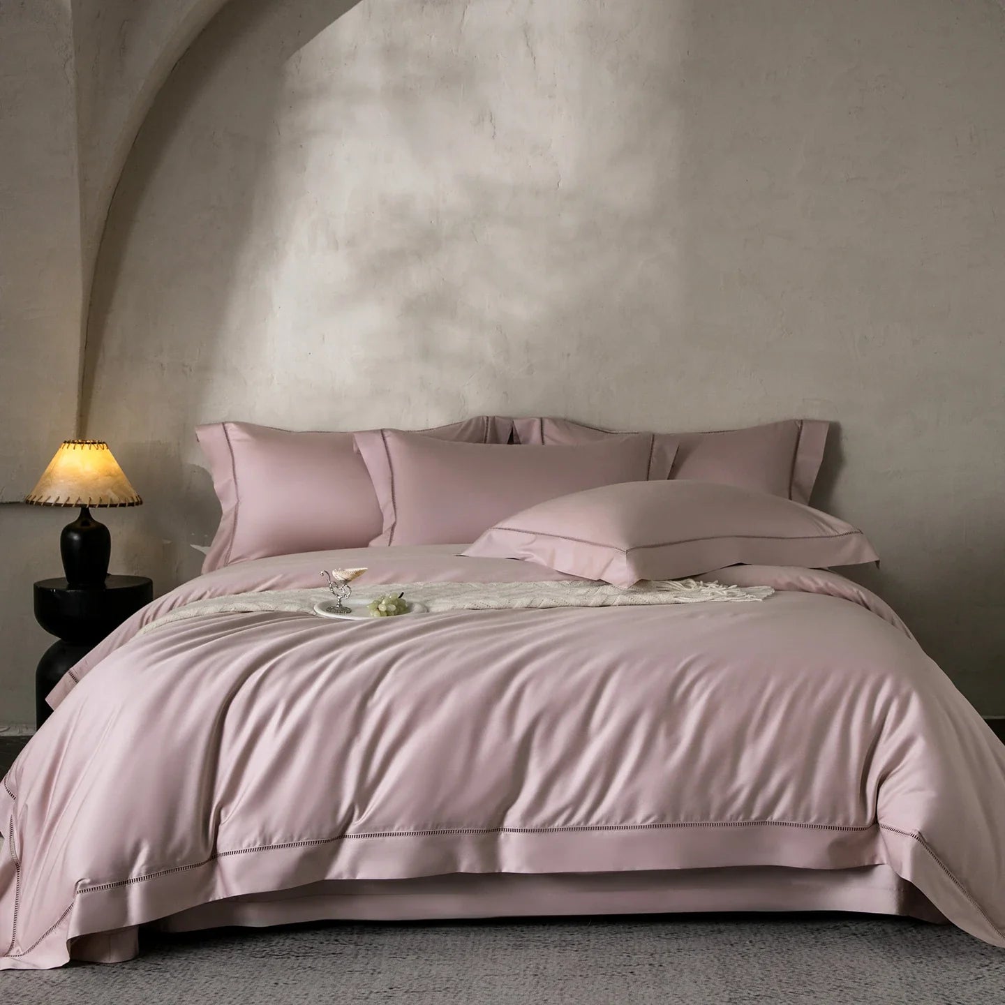 Luxury Solid Color Hotel Style Premium 1000TC Egyptian Cotton Bedding Set