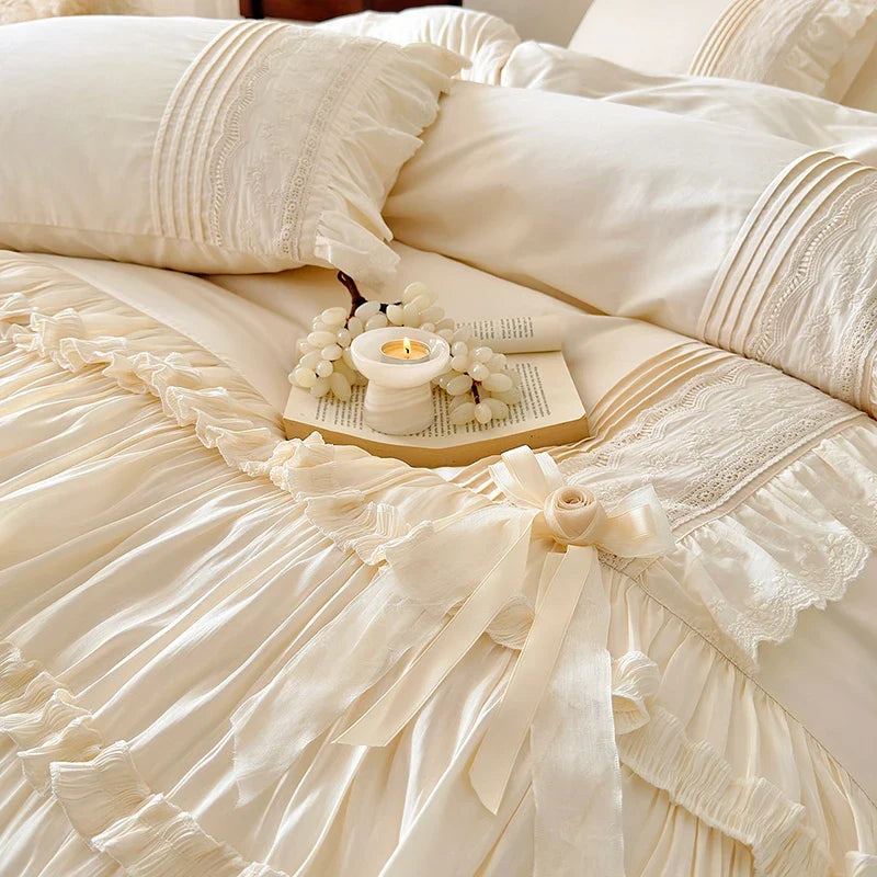 100% Cotton Princess Wedding Bedding Set