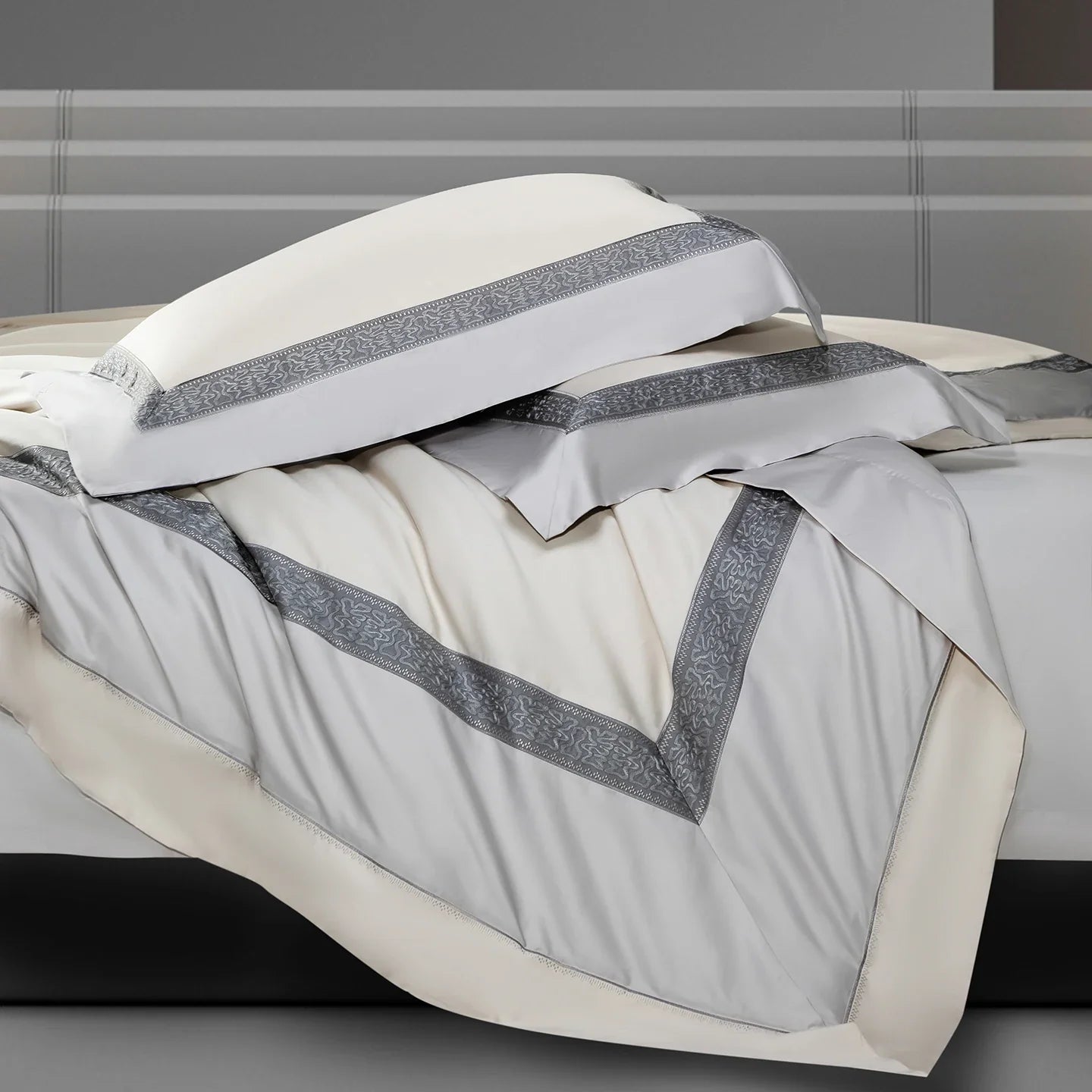 Premium 1200TC Egyptian Cotton Embroidery Luxury Hotel Style Bedding Set