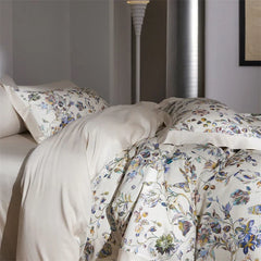Luxury Watercolor Floral Print Bedding Set