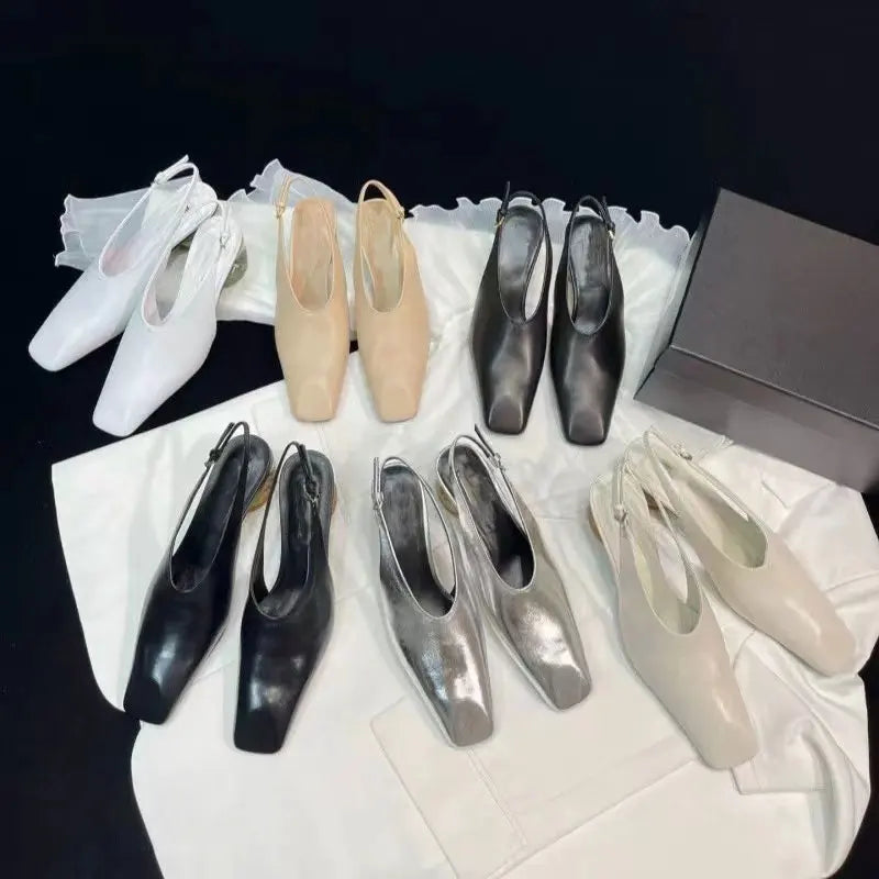 Sandalias de tacón alto transparentes para mujer