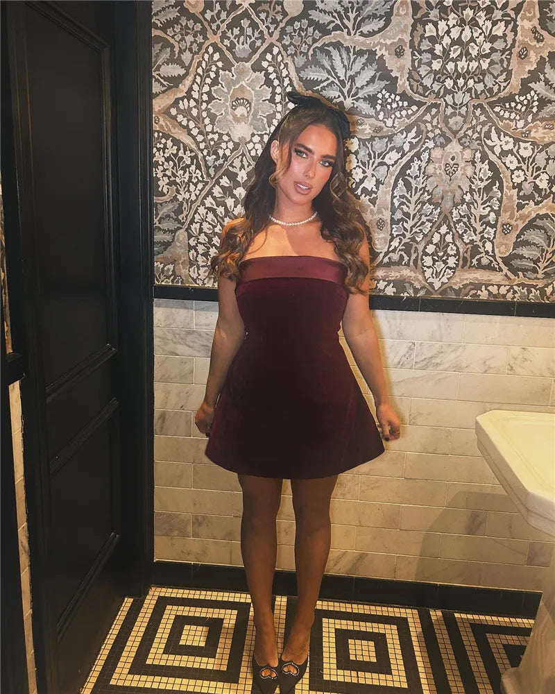 Blind Date Strapless Mini Dress