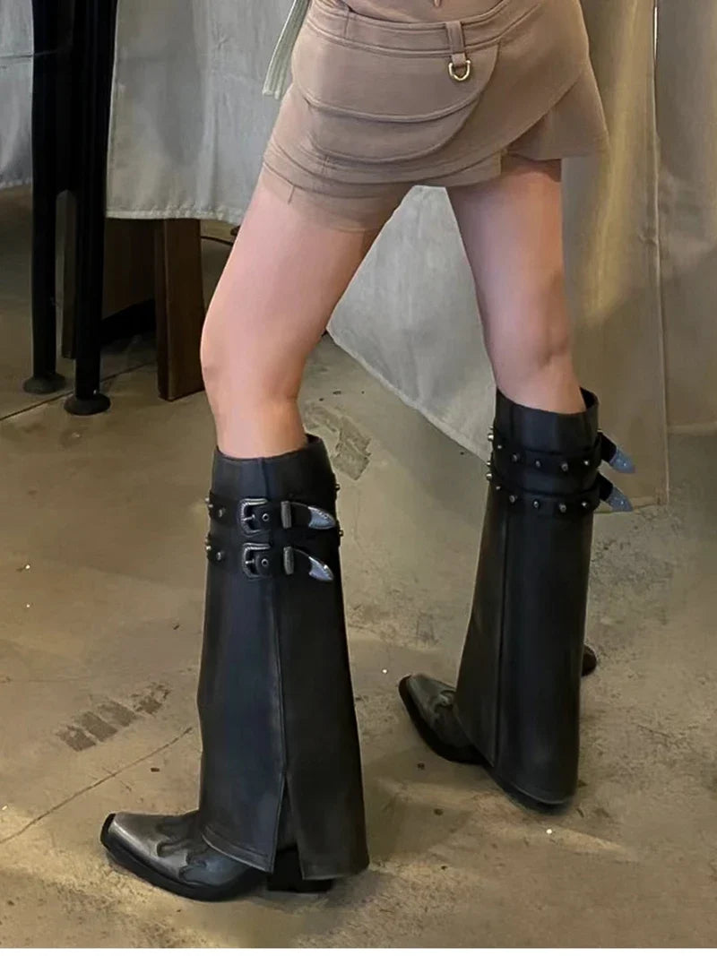 Malissa Long Pipe Boots