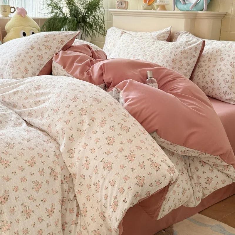 All Season Floral Printed Bedding Set