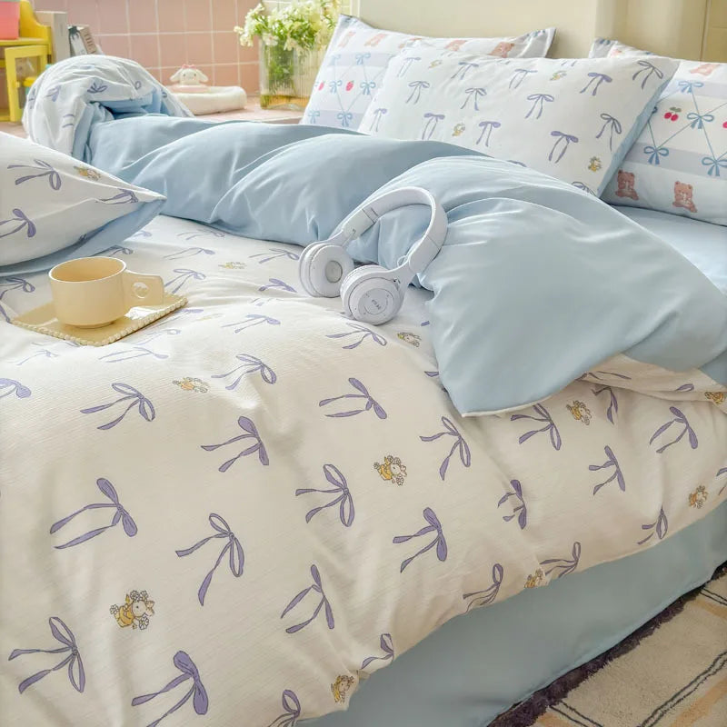 All Season Floral Printed Bedding Set