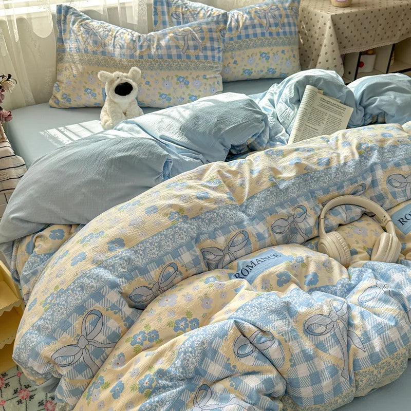Korean Style Fashion Bedding Set