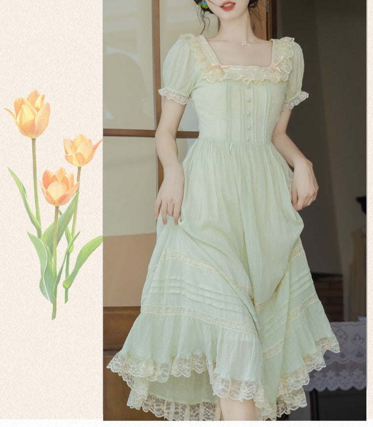 Cozy Garden Cottagecore Dress