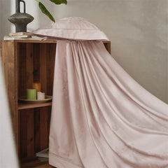 1000TC Egyptian Cotton Butterfly Flowers Jacquard Luxury Bedding Set
