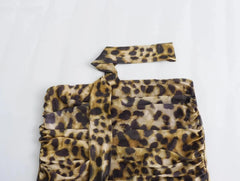 Big Cat Bandeau Off Shoulder Top
