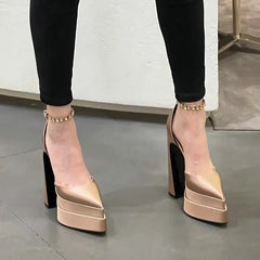 Water Platform Thick Heel